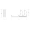 TEKTON 1/2 Inch Drive Socket Organizer Set | OST23330