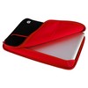 Protective Padded Black Red Shock Absorbing 13-inch Laptop Sleeve for