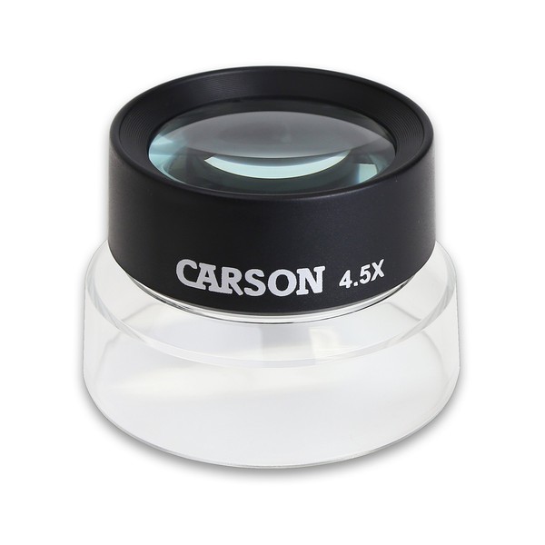 Carson LumiLoupe 4.5X Pre-Focused Stand Magnifier (LL-55)