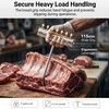 QWORK 2PCS Meat Hooks for Butchering, 304 Stainless Steel T