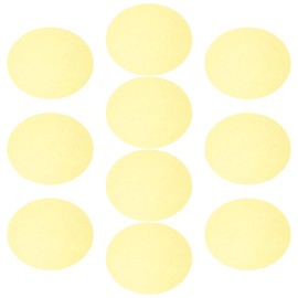 EXCEART Set di 10 pellicole diffusori adesivi tondi 12 cm, filtri correttori di colore giallo per illuminazione a LED e faretti, modificatori di luce per ambienti interni