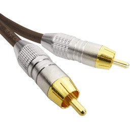 Rode RCA HiFi Stereo Cable Connection 2 x Male 3 m Brown