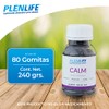 PLENLIFE Gomitas Calm con magnesio y L-teanina sabor frambuesa, 80