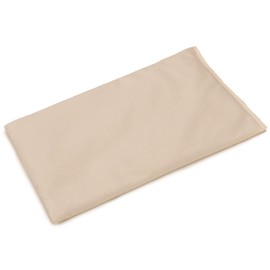 Flaxseed + Lavender Pillow 30 x 20 cm, Raw White - Undyed & Unbleached Cotton - 2-in-1 Practical Heat Cushion and Cold Cushion - 30 x 20 cm