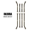 INJORA Brass High Clearance Front 4 Links Set 43g Links