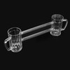 430ml Beer Mug Double Conjoined Beer Glass Drop Resistant Acrylic