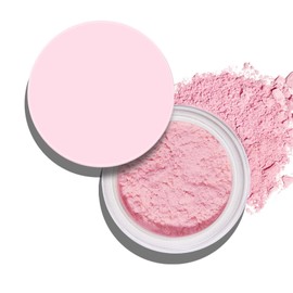 Pink Glow Setting Powder, Rosa Soft Matt Loses Puder, Seidig & Verwischend Loose Powder, Tone-up Fixing Powder für Minimiert Poren & Feine Linien, Erzeugt Einen Weichen Fokus-Effekt für alle Hauttypen
