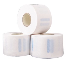 5 Rolls Barber Neck Strips, White Professional Stretchy Barber Neck Strips, Paper, Hairdressing Tool, Barber Supplies, Flexible, Soft for Hair Cutting