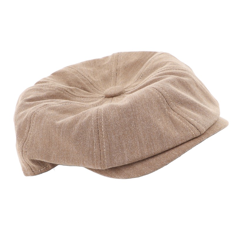 Men Newsboy Hat Vintage Style Soft Cotton Casual Octagonal Hats