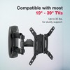 Rocketfish - Full-Motion TV Wall Mount for Most 19" -