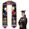 SEAZUIIS Philippines Graduation Stole 2025 Filipino American Flag Graduation Sash
