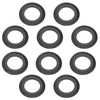 EMSea 10PCS Sink Sealing O-Ring Lip Seal Rubber Seal Washer