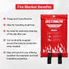 Ostanza Emergency Fire Blanket | Pack of 5 Fire Blankets