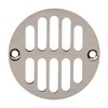 Westbrass Shower Strainer Set with Screws, Grill and Crown, Polished