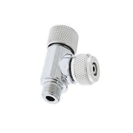 SagaSave CO2 Check Valve, Aquarium System CO2 Regulator Needle Check Valve, Bubble Counter Fish Tank Accessory - Single Head