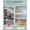 HapiLeap Retractable Drawer Organizer For Fridge, Refrigerator Storage Organizer Keep