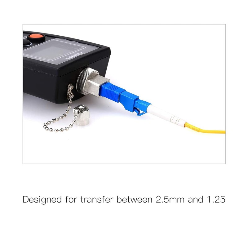 2Pack SC Male to LC Female UPC Adapter Visual Fault