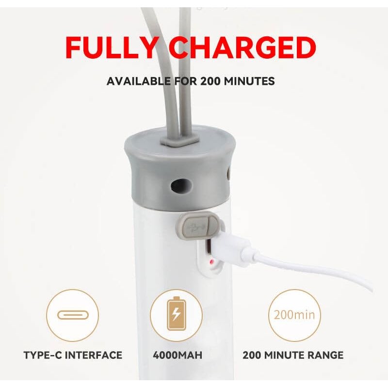 Greater Range Electric Spin Scrubber - Cordless Cleaning Head with