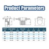 M8 x 1.25 50PCS Metric Rivet Nut Ass 304 Stainless