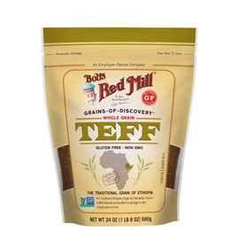 Bob's Red Mill Whole Grain Teff, 24oz (Pack of 1) - Non GMO, Whole Grain, Vegan, Kosher