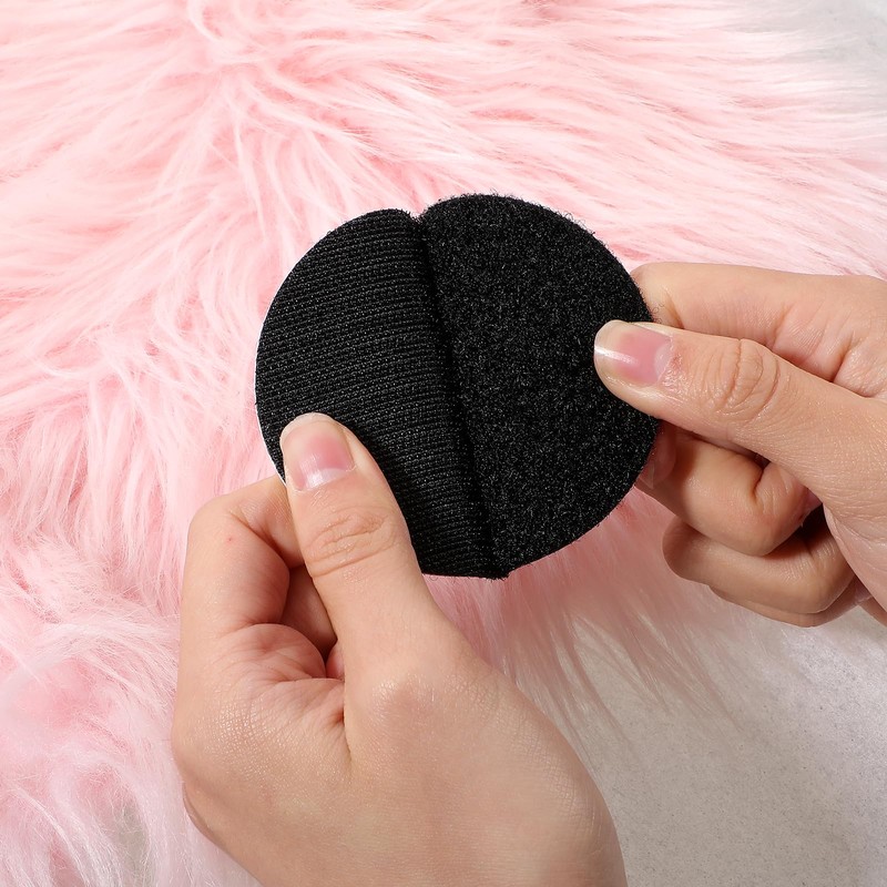 12 Pairs 3 Inch Referee Patch Hook and Loop Dots