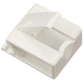 Kleine Wolke Curtains Clips 2 pcs in White, 15 x 10 x 10 cm