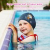 Kids Swim Cap Cute Animal Print Swimming Cap Suitable for
