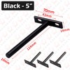 4PCS Invisible Floating Shelf Brackets Heavy Duty Solid Metal Hidden