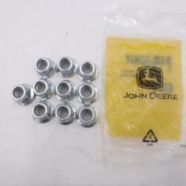 John Deere 10 Pack OEM John Deere M12 Hexagon Lock Nut 14M7401 for 5E-950