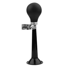 Bike Bell, Metal Classic Air Horns Bike Bugle Trumpet for Vehicles Bicycles Golf Cart (Black)