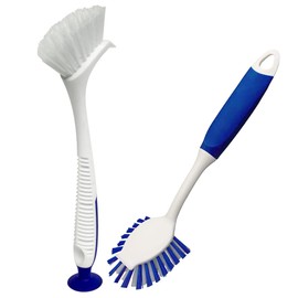 Dish Brush, Scrubbing Brush for Pans Pots Kitchen Sink washing up brush Pack of 2