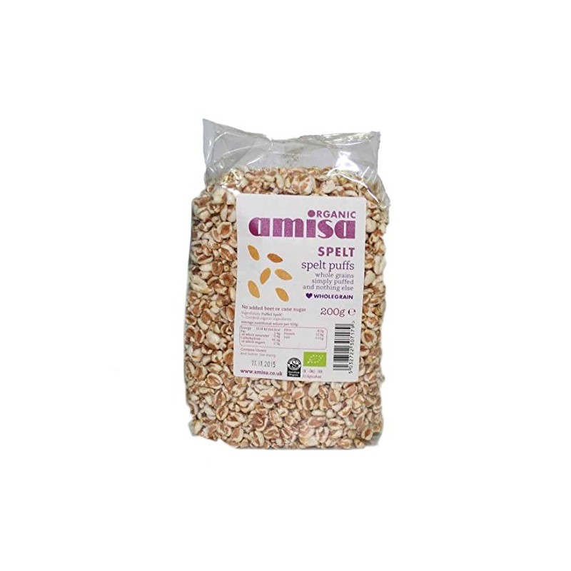 Amisa | Spelt Puffs - Organic | 2 x 200g