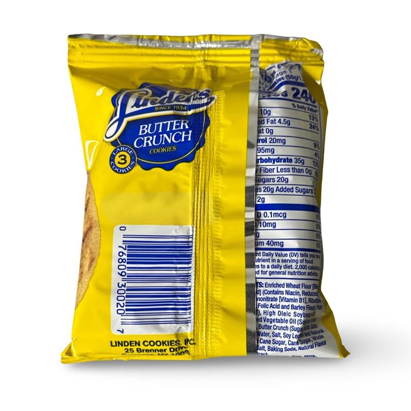 Linden's Cookies: Butter Crunch, Chocolate Chip and Chocolate Crunch |