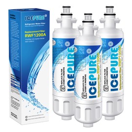 ICEPURE ADQ36006101 9690 Water Filter Replacement for LG LT700P, Kenmore Elite 46-9690 ADQ36006102, RWF1200A, CLCH106, RWF1052 LFX28968ST LFXS29626S LFXS30766S LFX31925ST LFX31945ST Refrigerator,3PACK