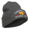 Yosemite National Park Embroidered Long Beanie - Dk Grey OSFM