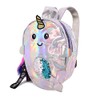 Oh My Pop! Narwhal-Small Body Backpack, Silver, 7 x 31