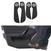 X AUTOHAUX Leather Car Door Anti Kick Pad Sticker for