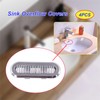 4 PCS Sink Trim Overflow Cover,Sink Overflow Ring,Oval Ring Basin