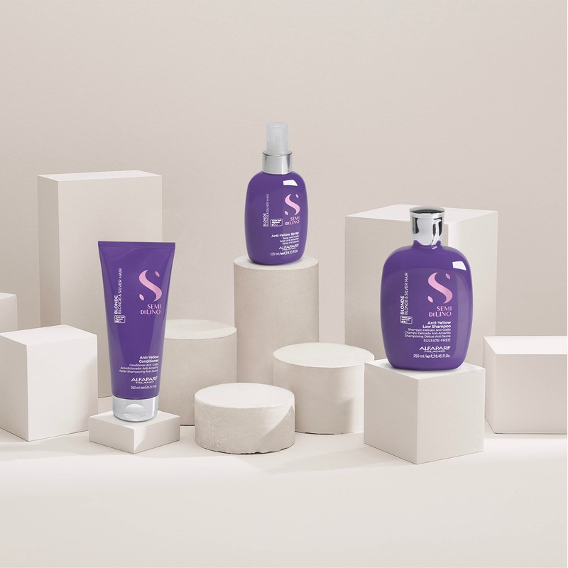 Alfaparf Milano Semi di Lino Blonde Anti Yellow Low Shampoo
