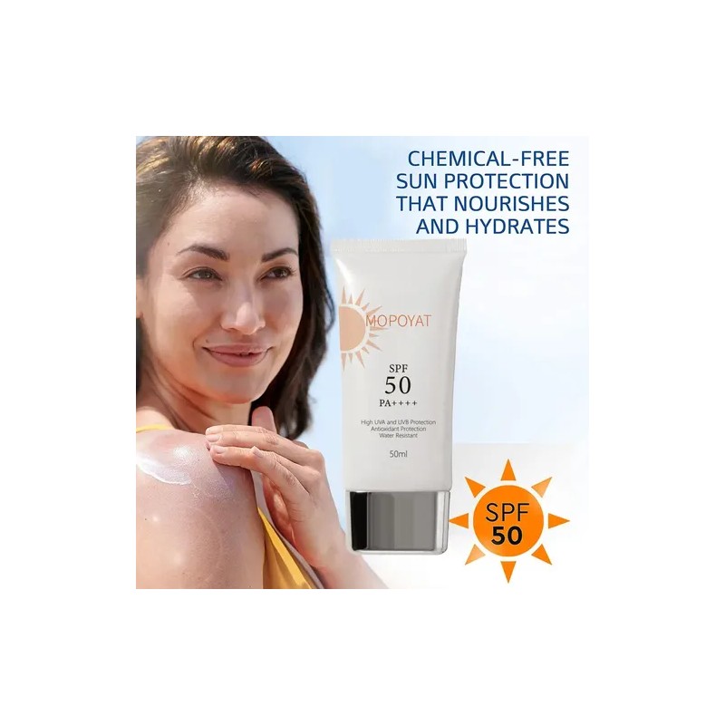 2pcs Protector Solar Facial Sun Control Brillo Claro 50ml