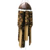 Cohasset 167 Burnt Flower Wind Chime, Medium, Brown