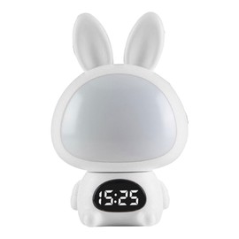 Cartoon Cute LED Night Light Remote Control Plug in Wall Night Light Eye Protection Sleep Bedroom Bedside Table Lamp for Infant Feeding White Rabbit Upgraded