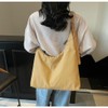 Slouchy Nylon Tote Bag Women Trendy Crossbody Purse Underarm Shoulder