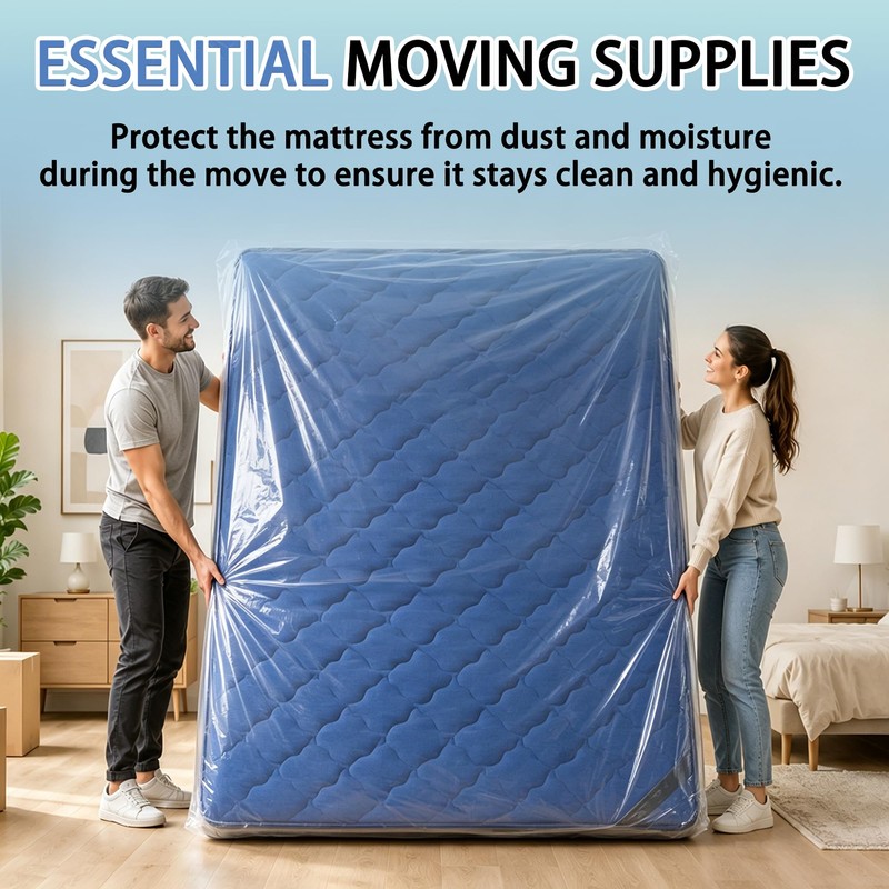 Oumaru Pack of 2 Mattress Bag for Moving and Storage,