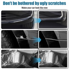 FIXEZPRO FIXEZPRO Black Touch Up Paint for Cars, Car Paint Scratch Repair Pen, Color Accurate Automotive Paint Quick and Easy Fix Vehicles Chip Rim Scuff Repair