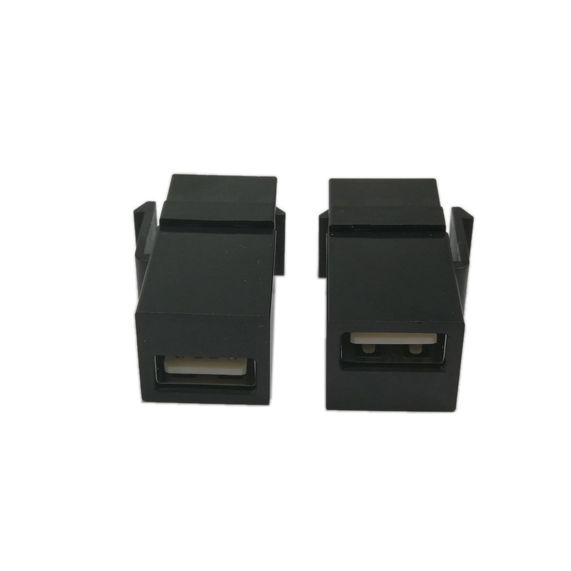 USB 2.0 Keystone Jack Inserts, zdyCGTime (2-Pack) USB 2.0 Adapters
