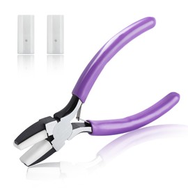 SPEEDWOX 5.5-Inch Double Nylon Flat Jaw Pliers for Jewelry Making - Soft Jaw Pliers