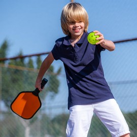 M METERXITY 4pcs Outdoor Pickleballs USA Pickleballs Approved Pickleballs Ball Set Indoor Outdoor 23mm Green