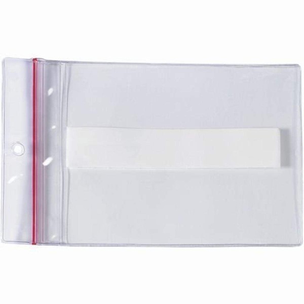 4 x 6" Super-Scan Press-On Vinyl Envelopes - Reclosable