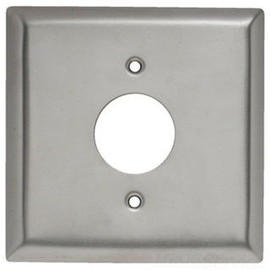 Legrand Pass & Seymour SS747 Stainless Steel Type 302/304 Wall Plate, 1 Gang, One Single Receptacle Outlet, Stainless (1 Count)